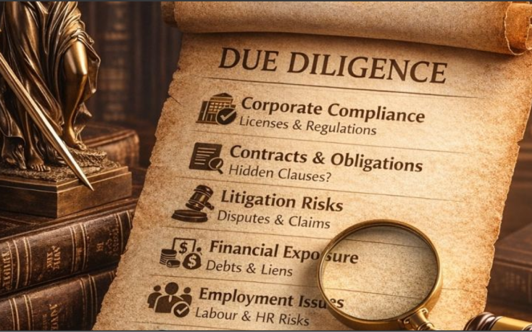 Due diligence is not a checklist. It’s a risk-mapping exercise